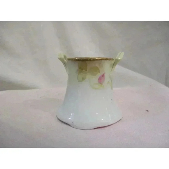 Little Creamer pot hand-painted Nippon re-purpose incense holder‎ jewelry floral - Picture 6 of 7